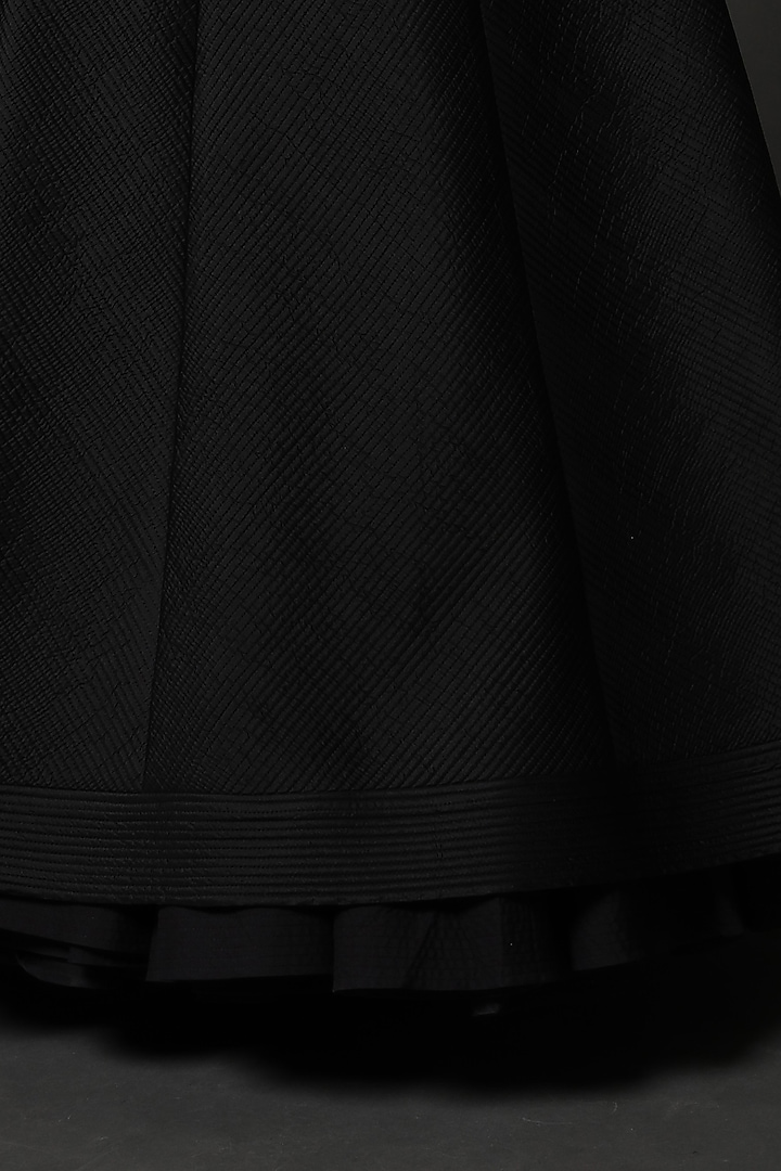 Black Silk Velvet Jacket by Rohit Bal at Pernia's Pop Up Shop