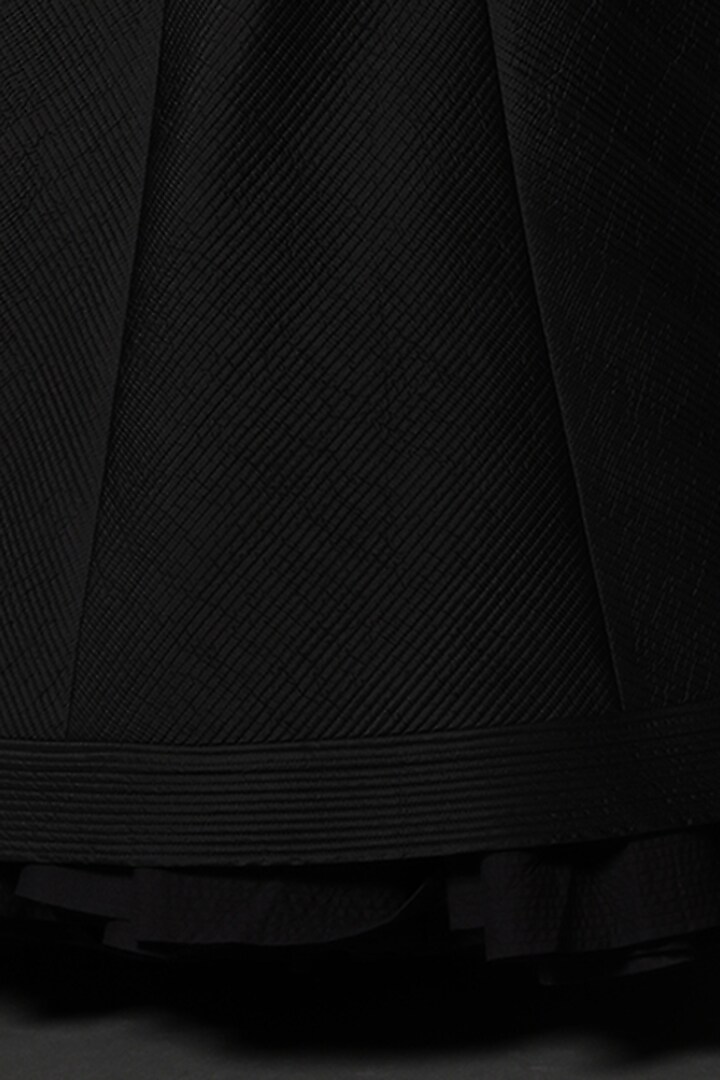 Black Silk Velvet Embroidered Jacket by Rohit Bal at Pernia's Pop Up Shop