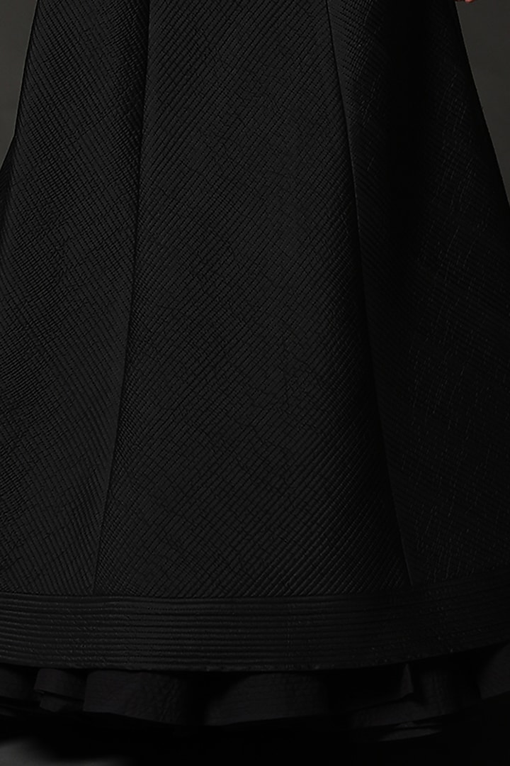 Black Embroidered Jacket by Rohit Bal at Pernia's Pop Up Shop