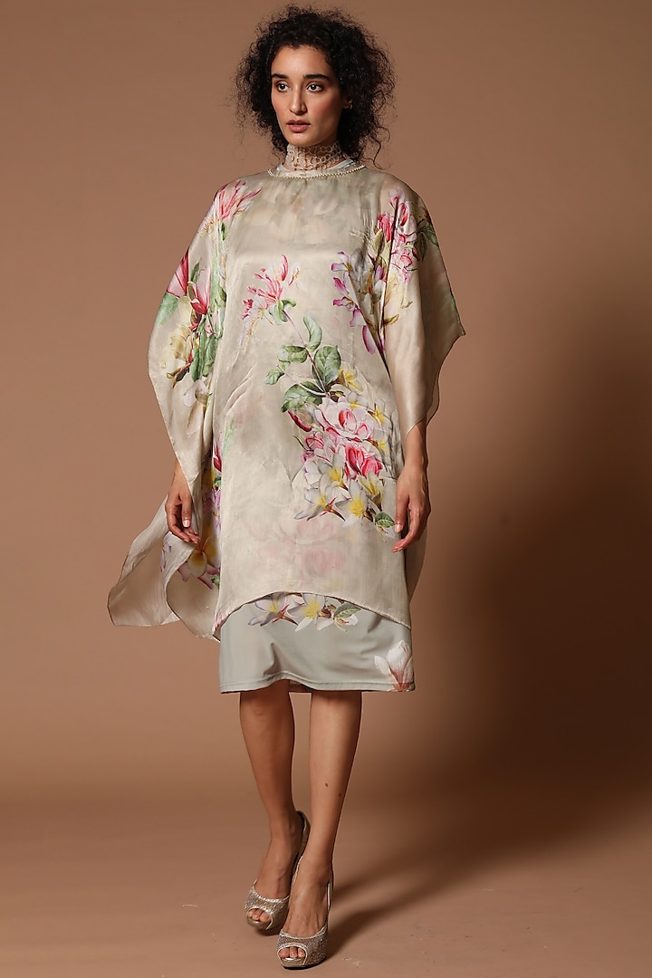 Mint Kaftan With Dress by Rohit Bal at Pernia's Pop Up Shop