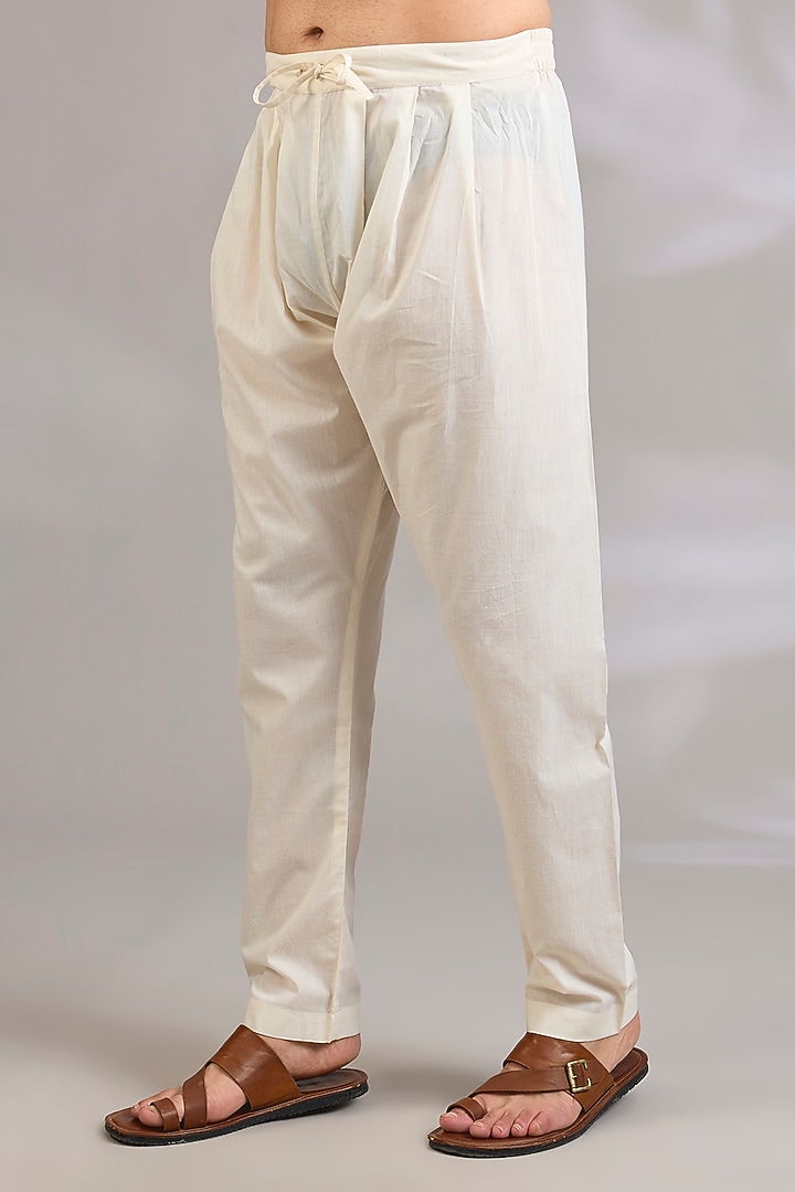 Indigo Chanderi Kurta Set by Rohit Bal Men at Pernia's Pop Up Shop