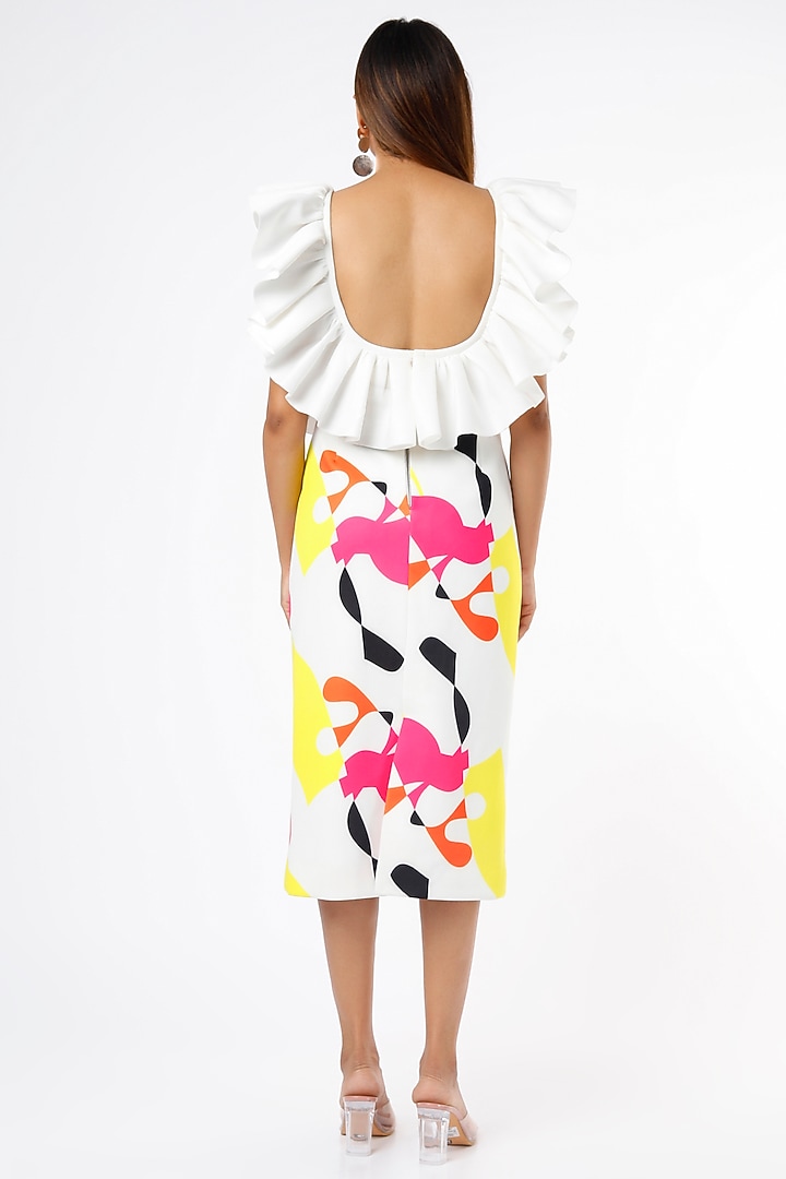 Multi-Colored Printed Skirt Set by Ranbir Mukherjee at Pernia's Pop Up Shop