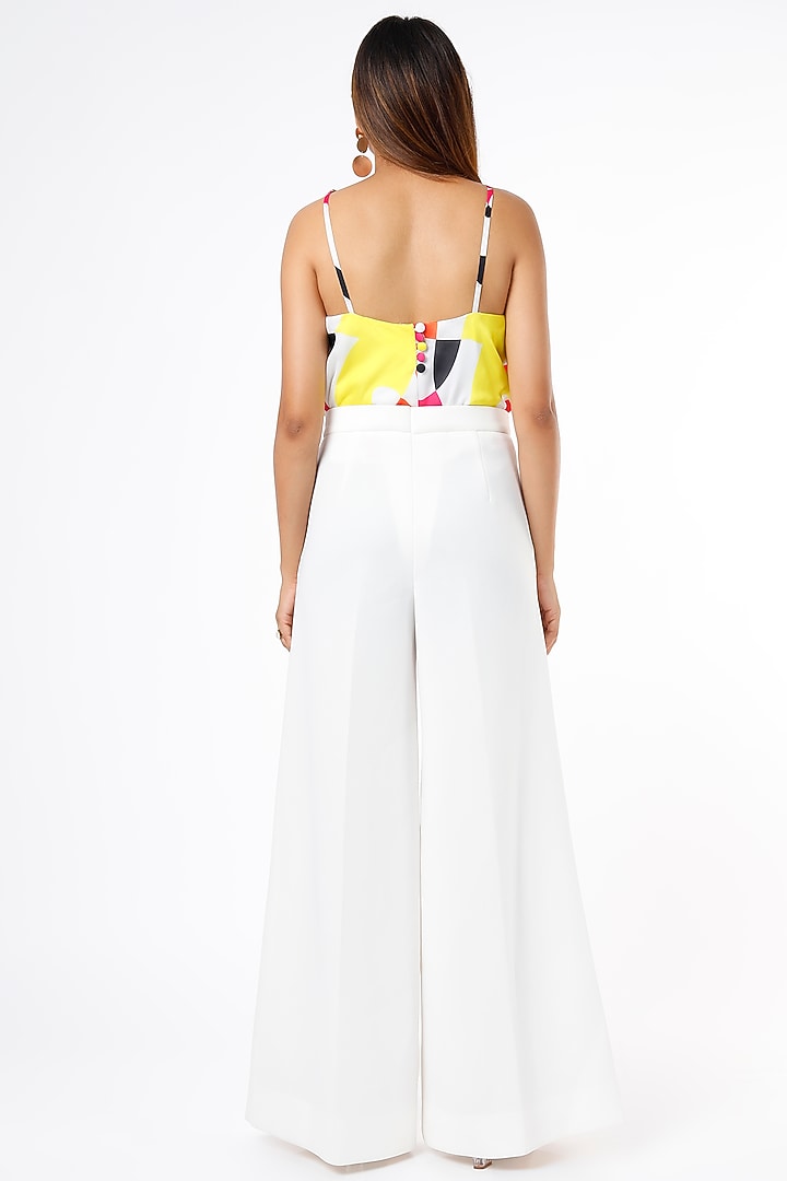 White Volvo Skirt Set by Ranbir Mukherjee at Pernia's Pop Up Shop