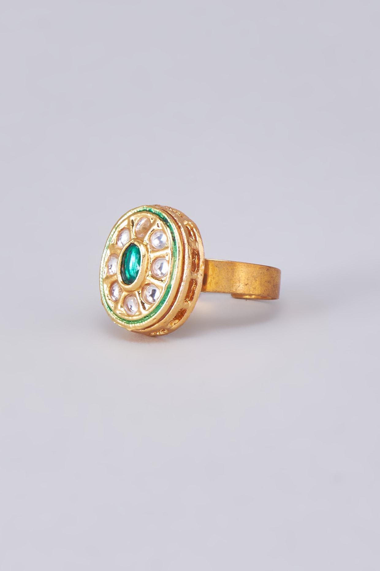 Ruby Color Gold Plated Kundan Finger Ring,aqua Color Kundan Ring With  Meenakari,mint Color Gold Plated Adjustable Ring With Mehandi Plating, -  Etsy