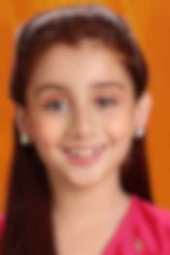 Two Tone Finish Kundan Polki & Pearls Stud Earrings For Girls by Ruby Raang Kids at Pernia's Pop Up Shop