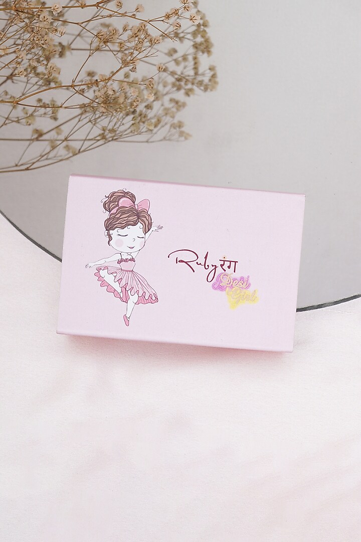 Gold Finish Kundan Polki & Pearl Earrings by Ruby Raang Kids at Pernia's Pop Up Shop