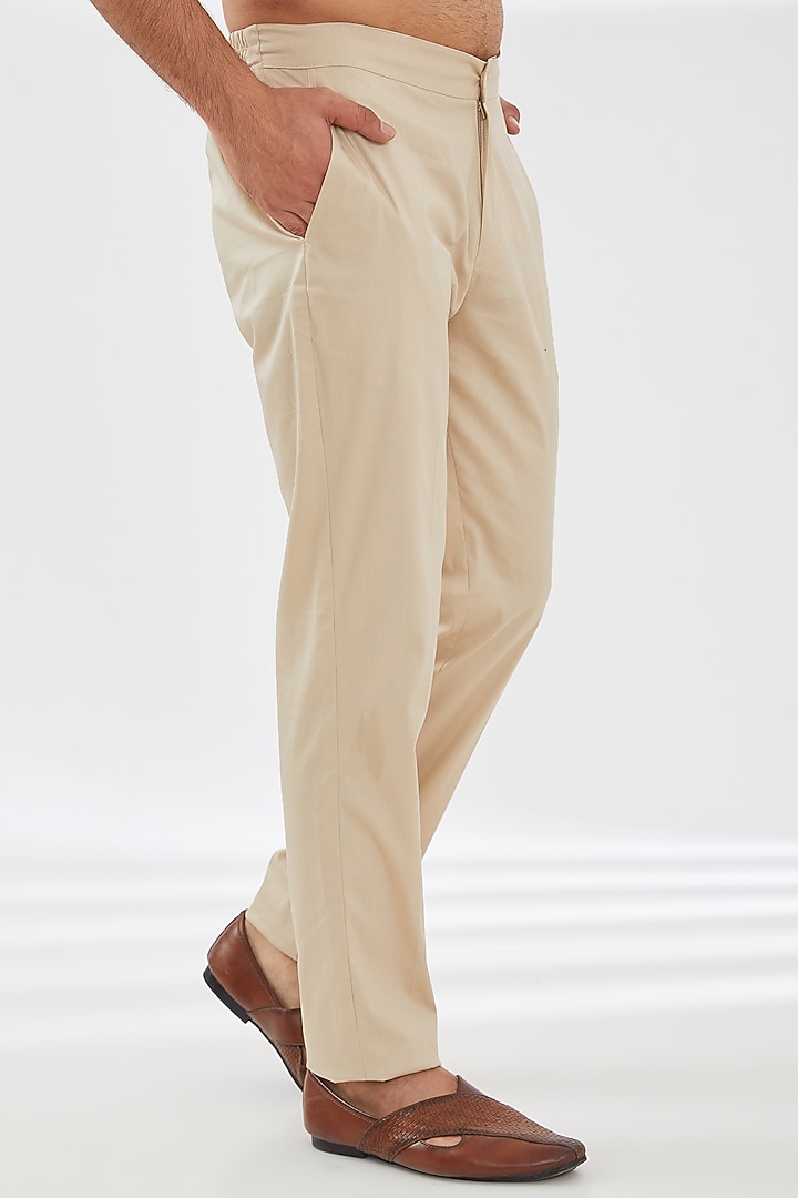 Sage Green Georgette Embroidered Kurta Set by Rabani & Rakha Men at Pernia's Pop Up Shop
