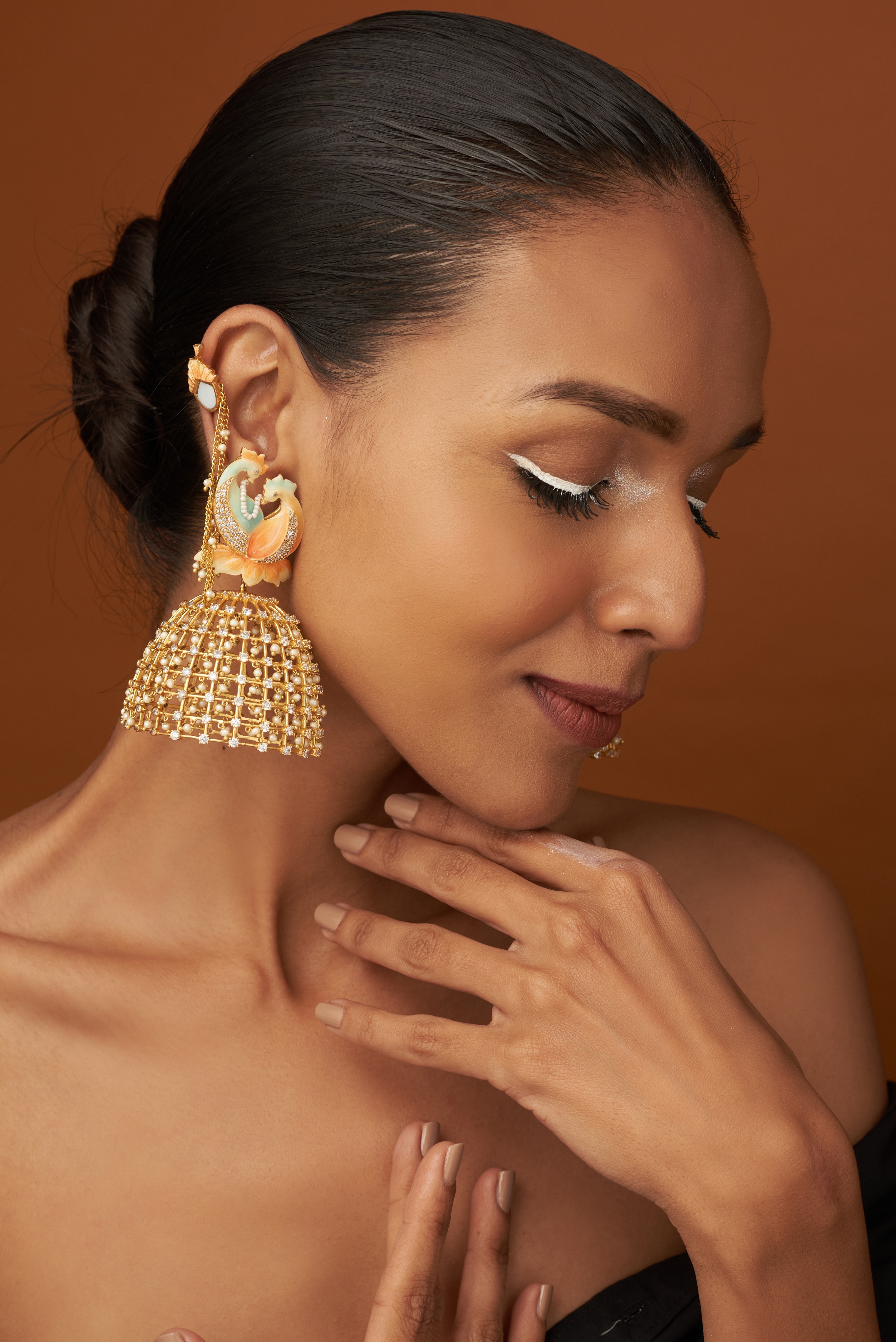 Ear cuff store jhumka