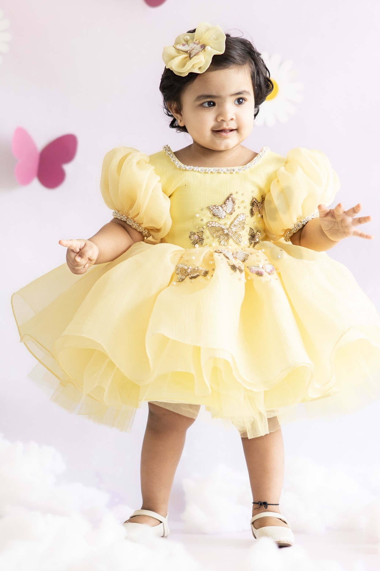 Organza frocks for baby hot sale girl