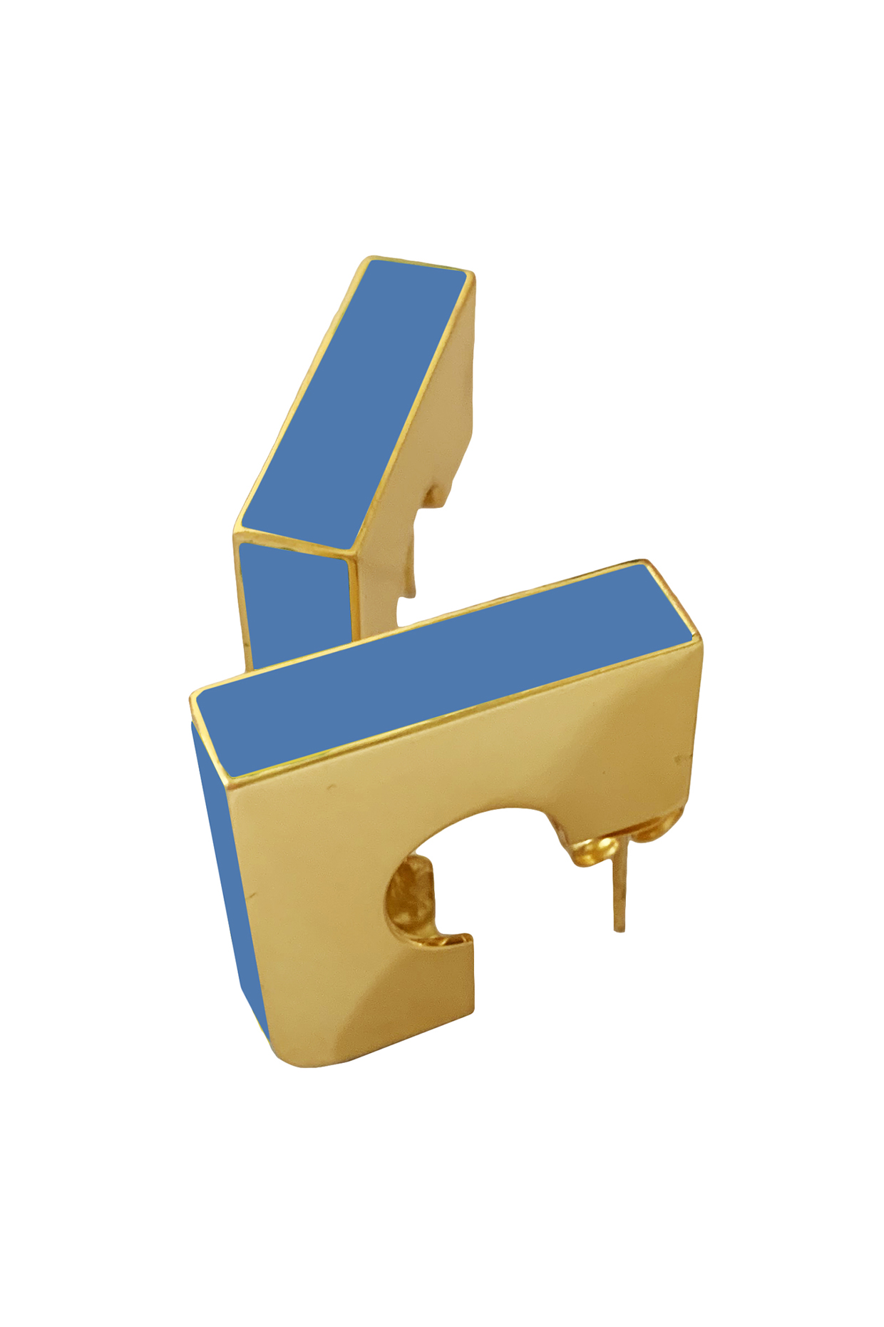 Gold Plated Earrings In Brass by Radhika Agrawal Jewels