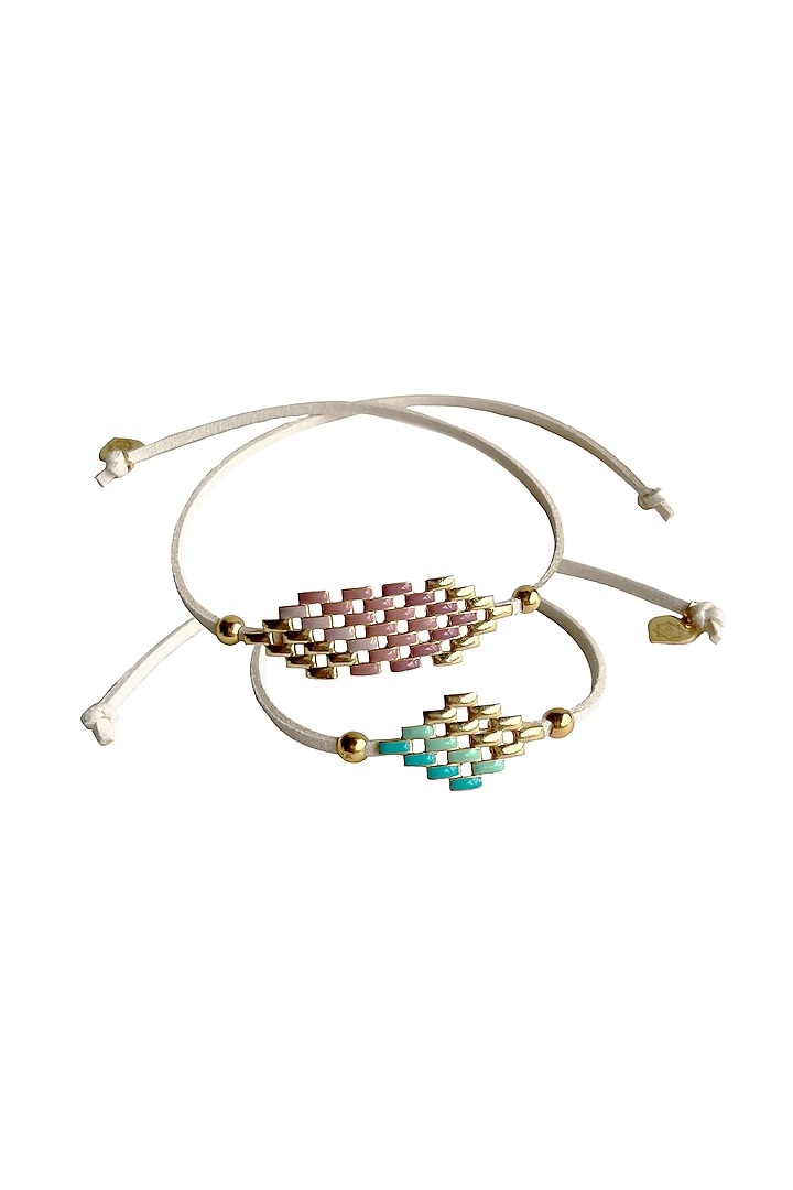 Nude Handcrafted Rakhi by Radhika Agrawal Jewels at Pernia's Pop Up Shop