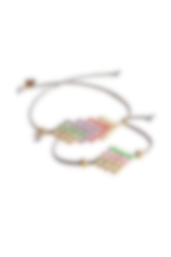 Multi Colored Handcrafted Rakhi by Radhika Agrawal Jewels at Pernia's Pop Up Shop