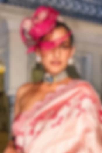 Gold Plated Crystal & Silver Beaded Choker Necklace by Radhika Agrawal Jewels at Pernia's Pop Up Shop