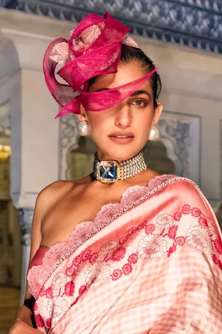 Gold Plated Crystal & Silver Beaded Choker Necklace by Radhika Agrawal Jewels at Pernia's Pop Up Shop