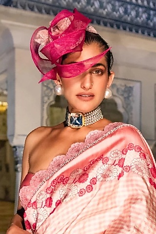 Gold Plated Crystal & Silver Beaded Choker Necklace by Radhika Agrawal Jewels