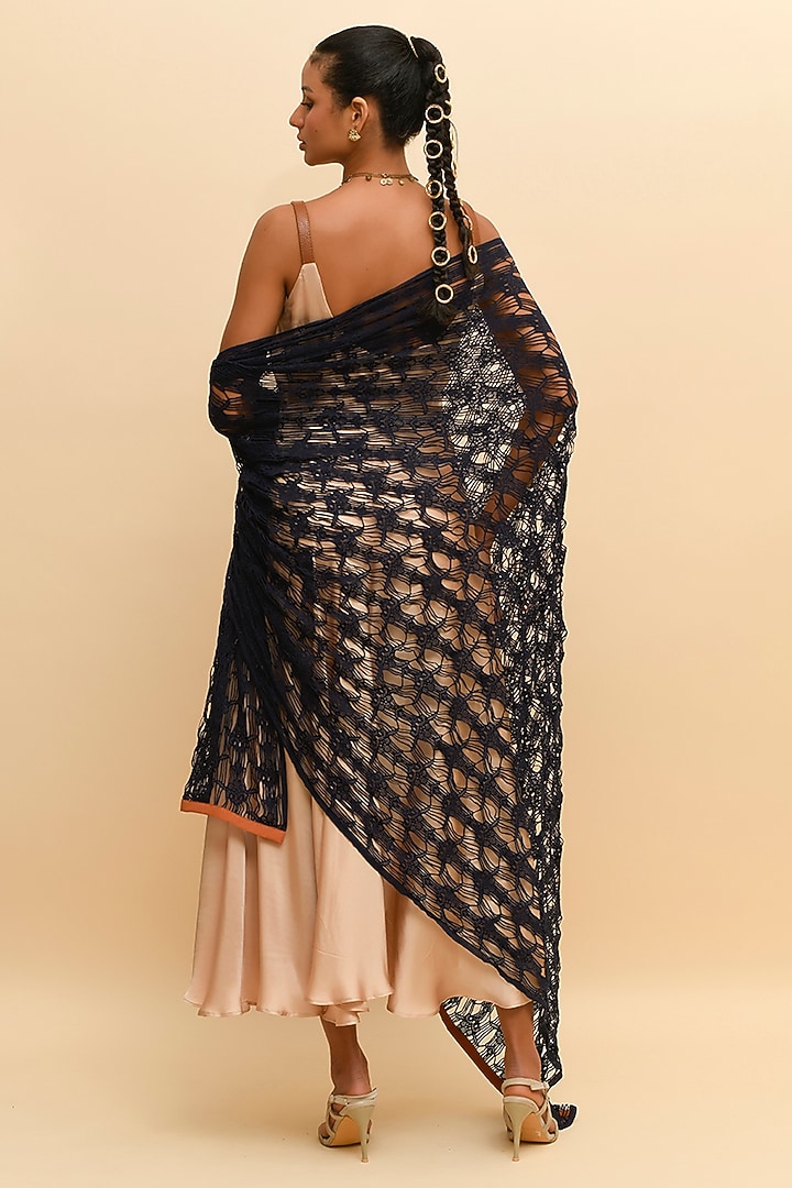 Beige Modal Anarkali by RdotY by Rishi & Vibhuti at Pernia's Pop Up Shop