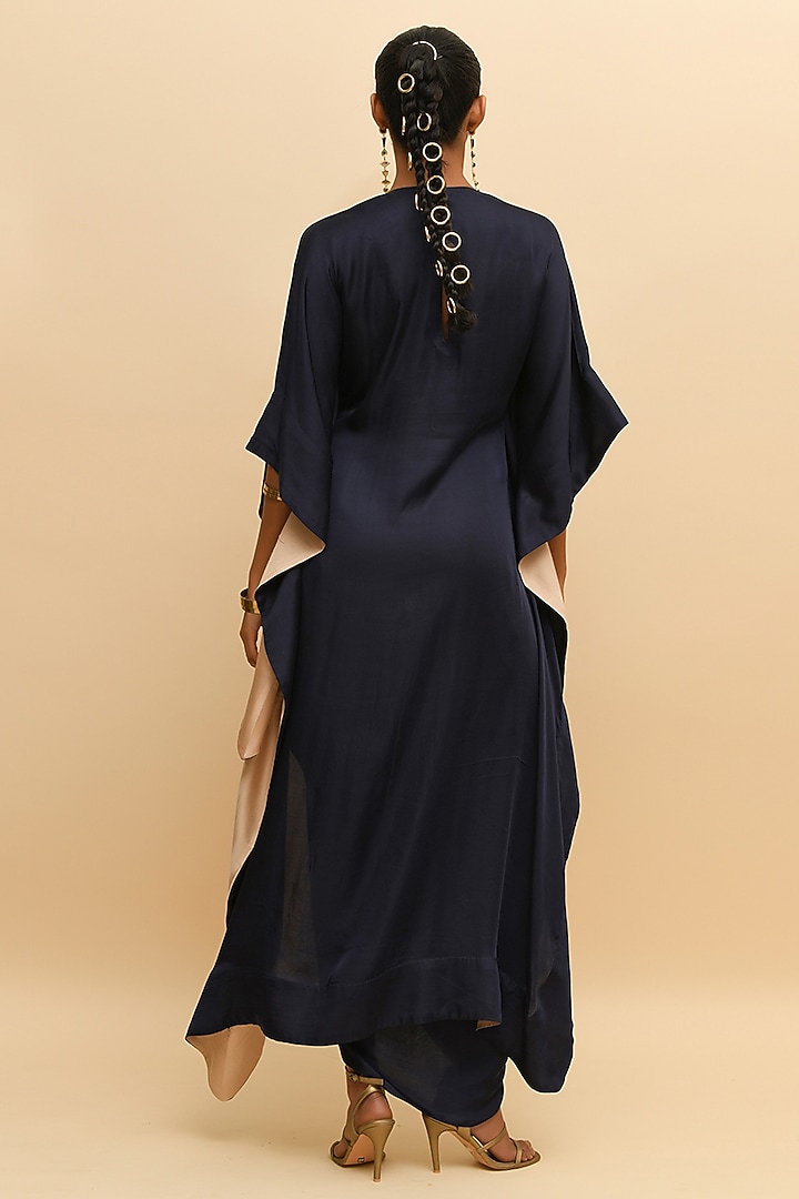 Blue Modal Asymmetric Top by RdotY by Rishi & Vibhuti at Pernia's Pop Up Shop