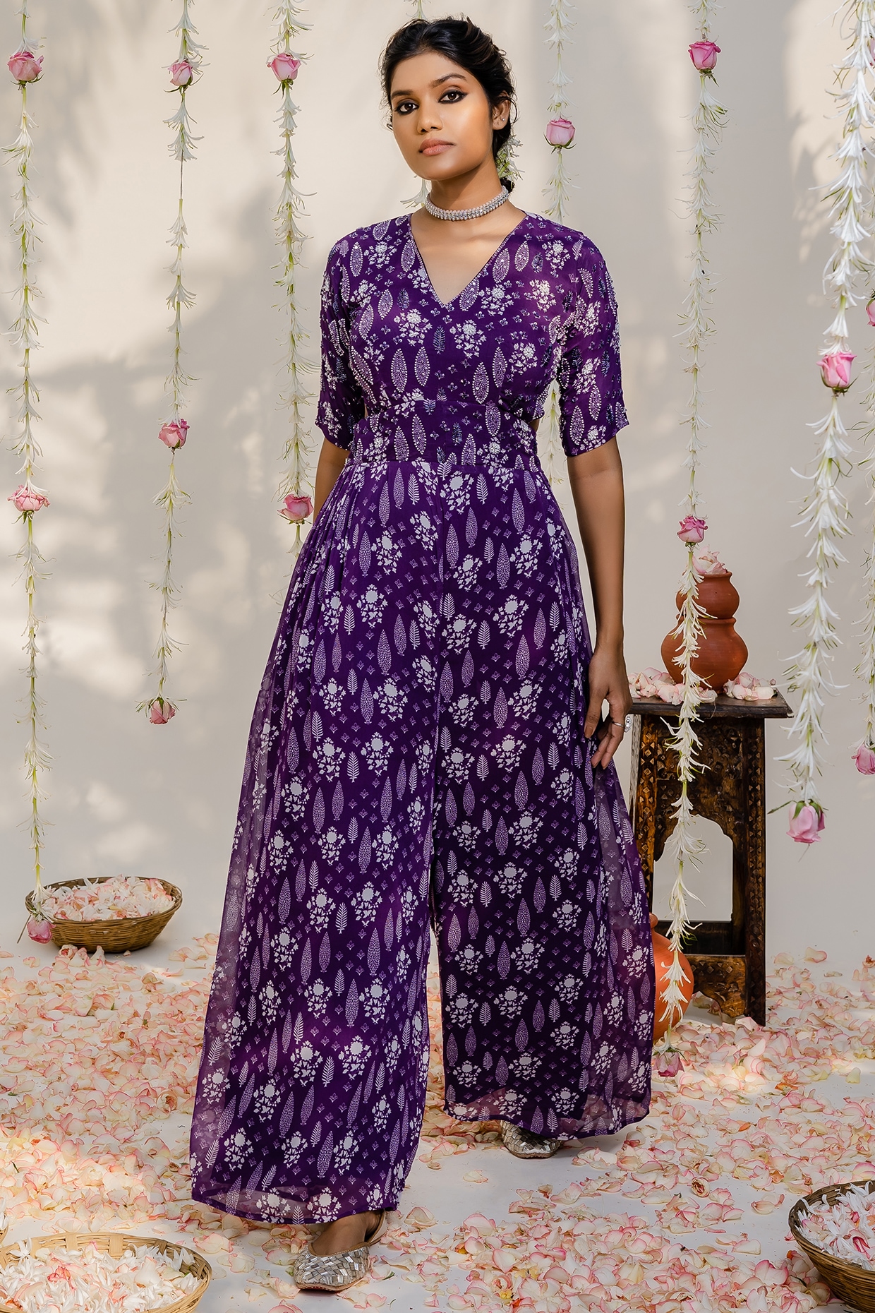 Jumpsuit embroidered 2024