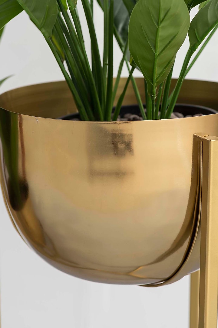Gold Swing Planters (Set of 2) by The Decor Remedy at Pernia's Pop Up Shop