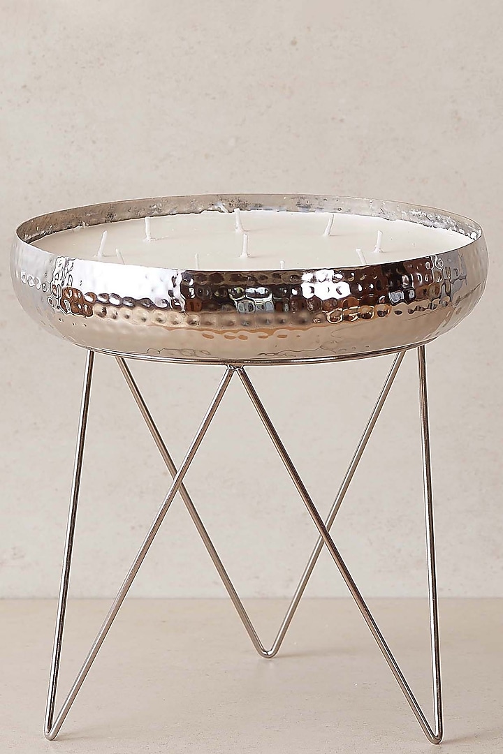 Silver Candle Stands (Set of 3) by The Decor Remedy at Pernia's Pop Up Shop