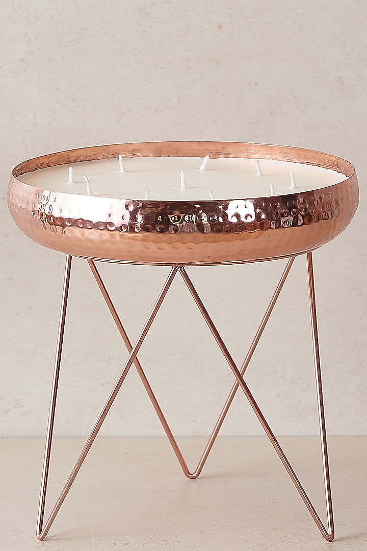 Rose Gold Candle Stands (Set of 3) by The Decor Remedy at Pernia's Pop Up Shop