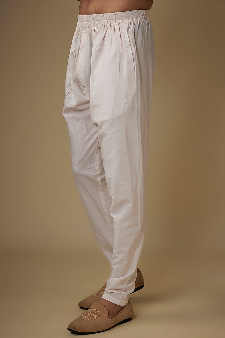 Pink Silk Mirror Work Kurta Set by RE CHANNEL at Pernia's Pop Up Shop