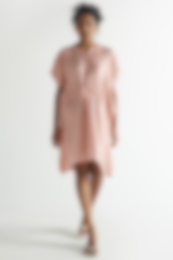 Blush Pink Bemberg Kaftan by Reistor