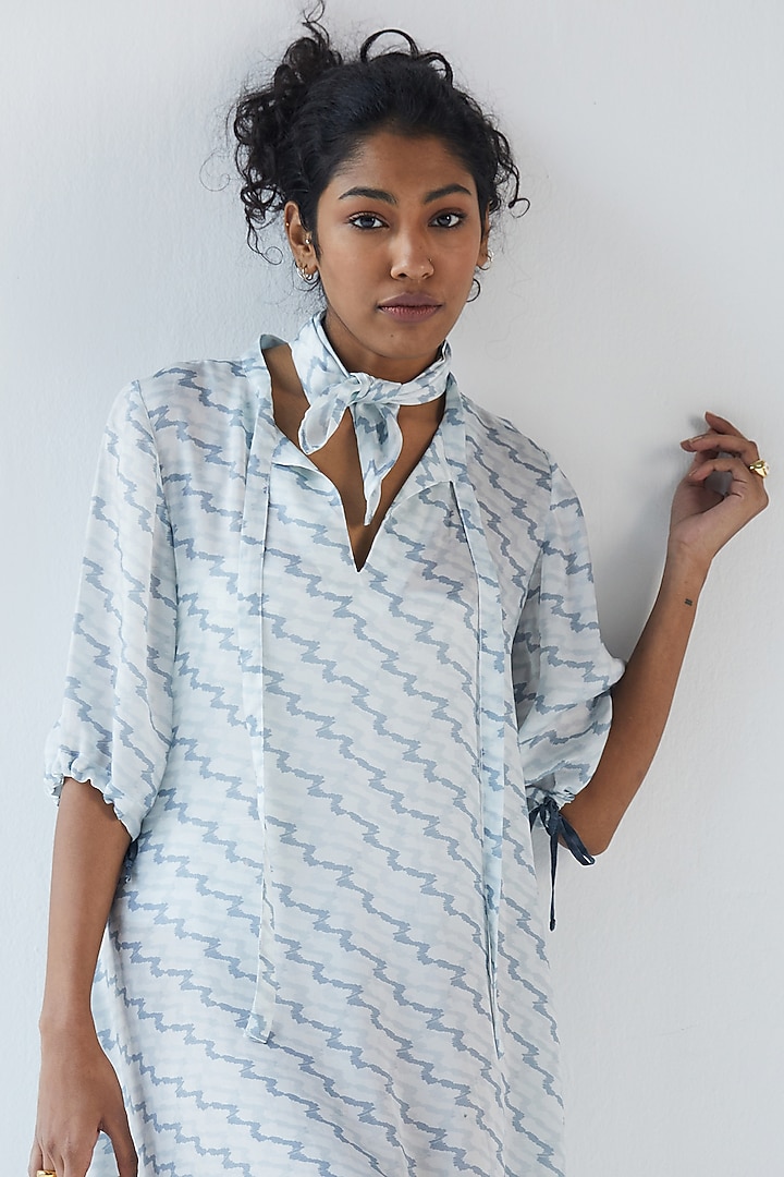 White Bemberg Mini Summer Dress by Reistor at Pernia's Pop Up Shop