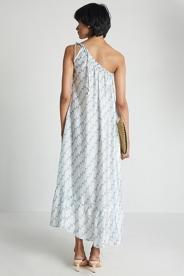 White One-Shoulder Summer Dress by Reistor at Pernia's Pop Up Shop