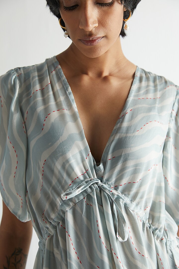White Bemberg Maxi Summer Dress by Reistor at Pernia's Pop Up Shop