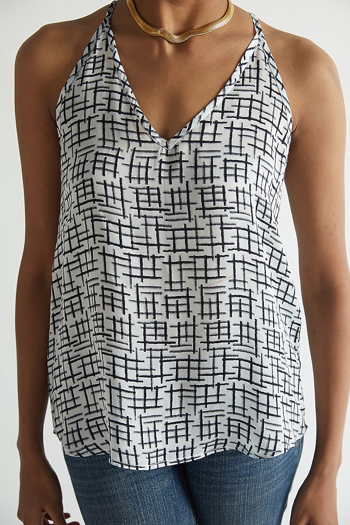 Powder Blue Bemberg Top by Reistor at Pernia's Pop Up Shop