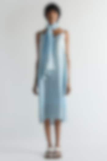 Powder Blue Bemberg Slip Dress by Reistor