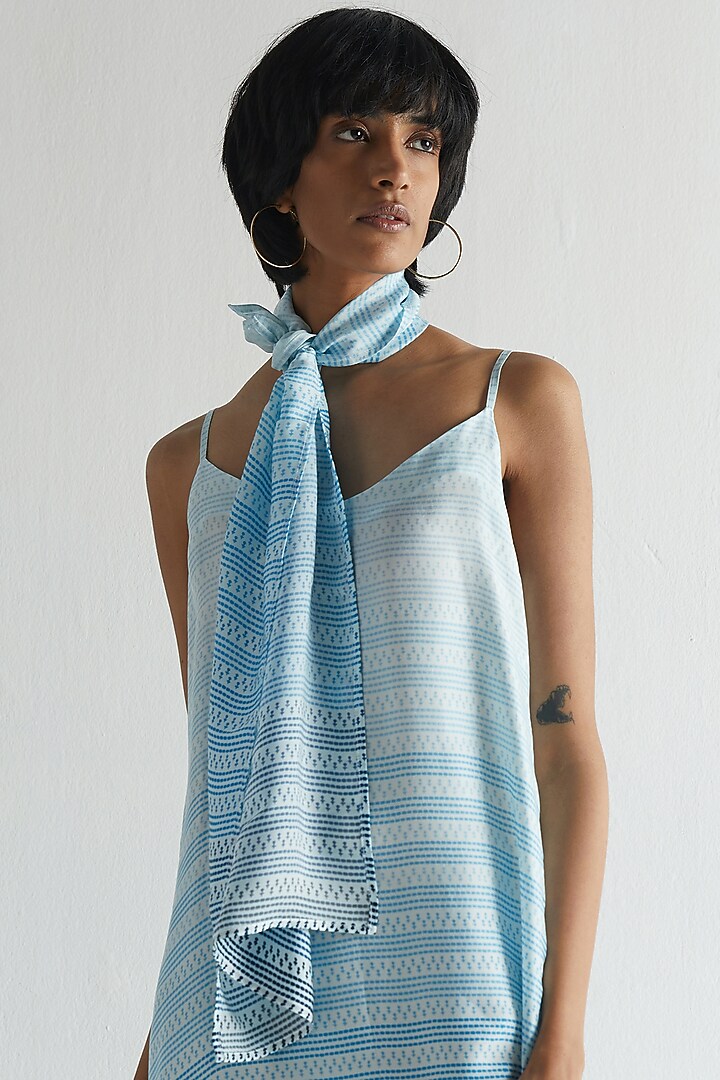 Powder Blue Bemberg Slip Summer Dress by Reistor at Pernia's Pop Up Shop