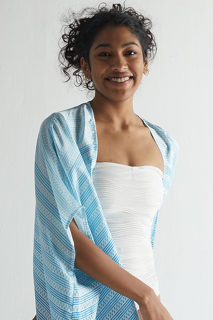 Powder Blue Bemberg Overlay by Reistor at Pernia's Pop Up Shop