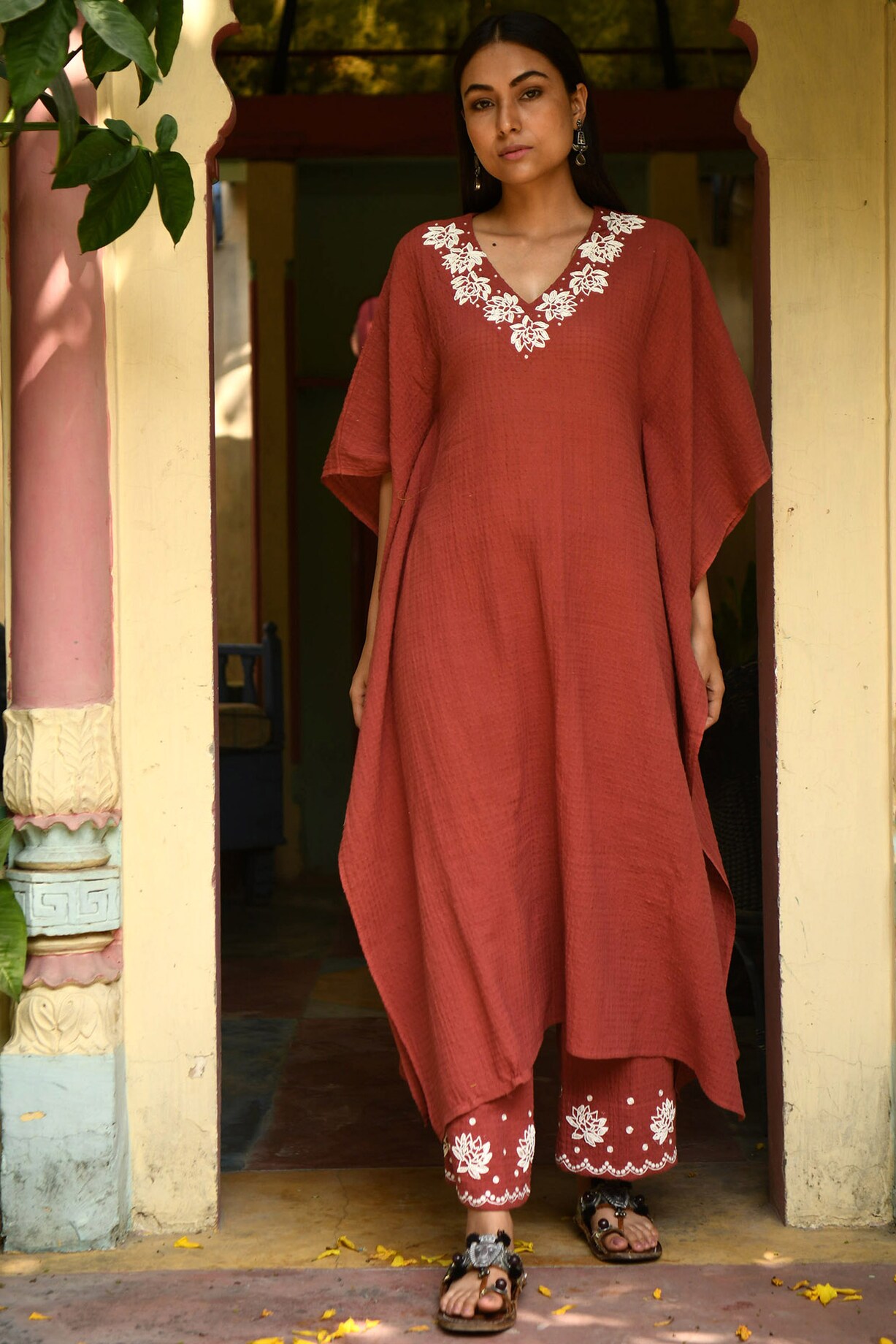 Color Impressions Kaftan - Rust