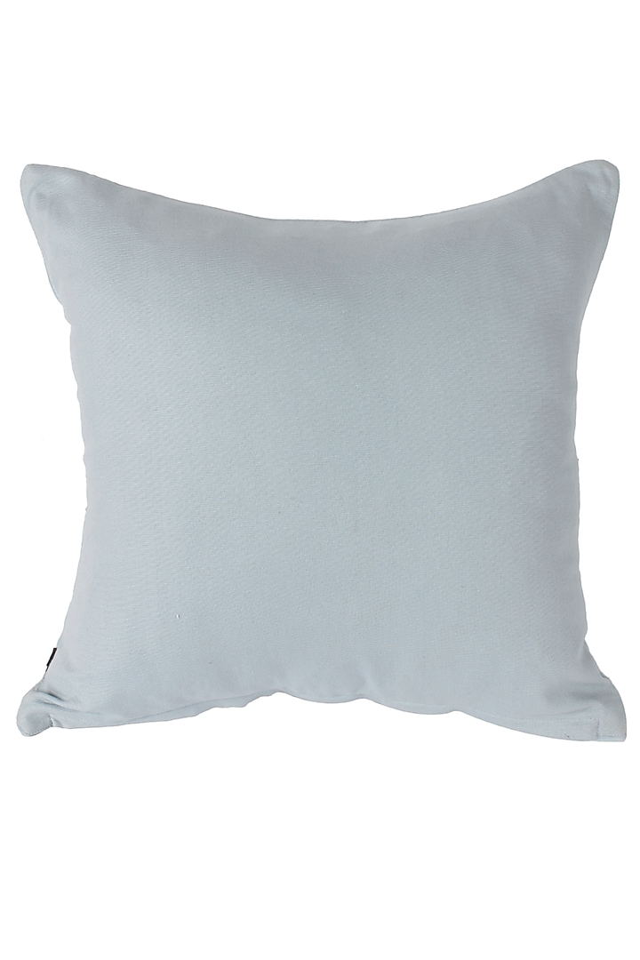 Powder Blue Embroidered Cushion Cover by Reme lifestyle at Pernia's Pop Up Shop