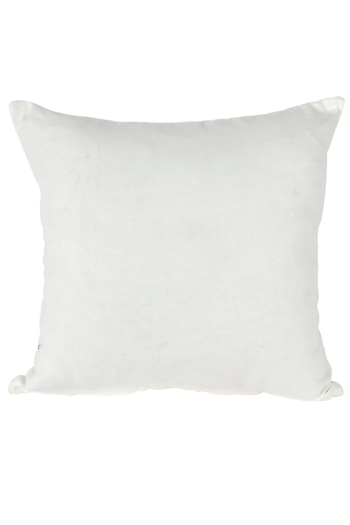 Ivory Embroidered Cushion Cover by Reme lifestyle at Pernia's Pop Up Shop