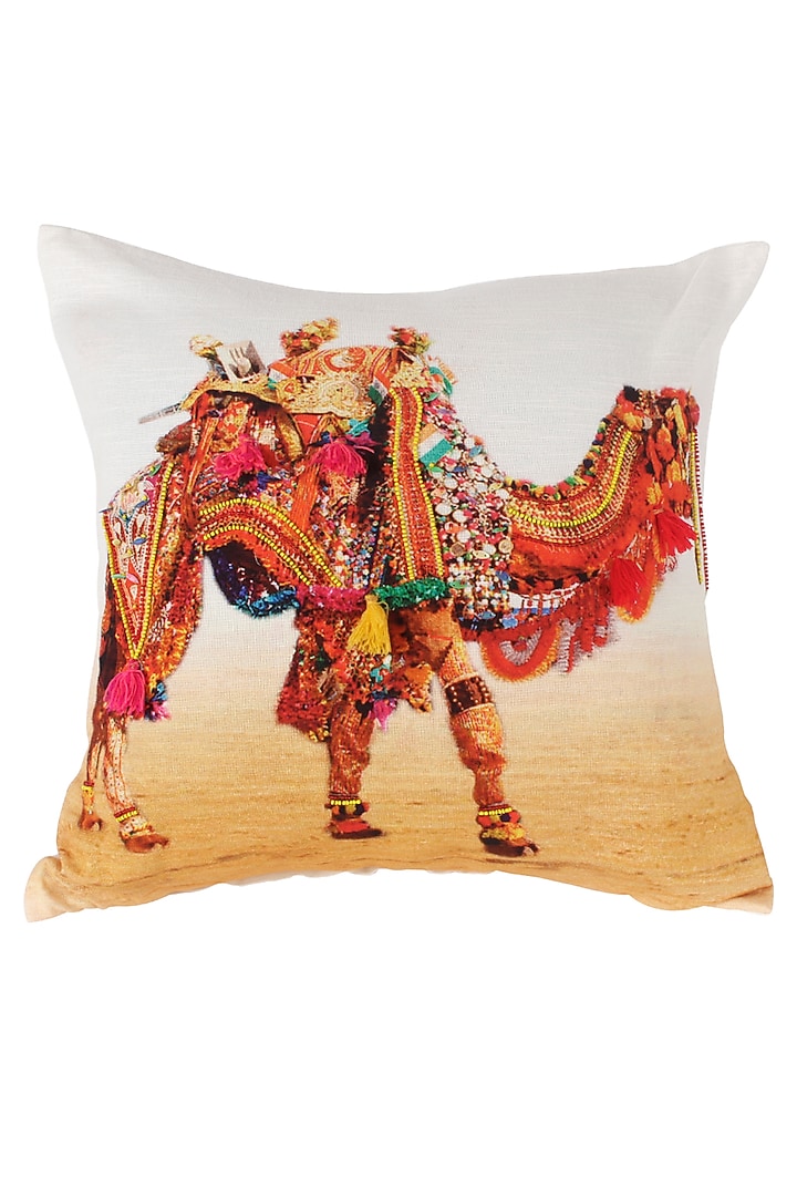 Multi-Colored Printed Cushion Cover by Reme lifestyle at Pernia's Pop Up Shop