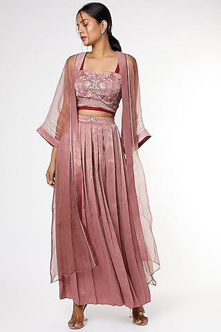 Bridal Rose Pleated Pant Set by RENATI