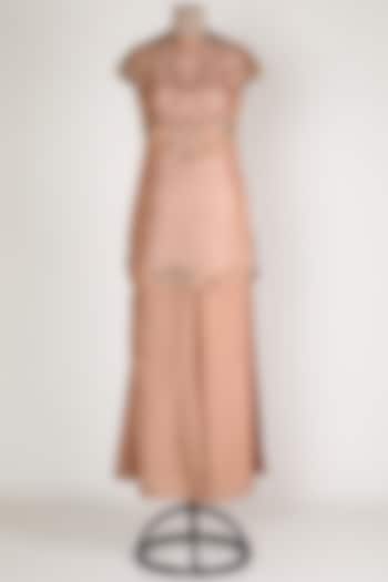 Nude Kurta With Pants by Renee Label