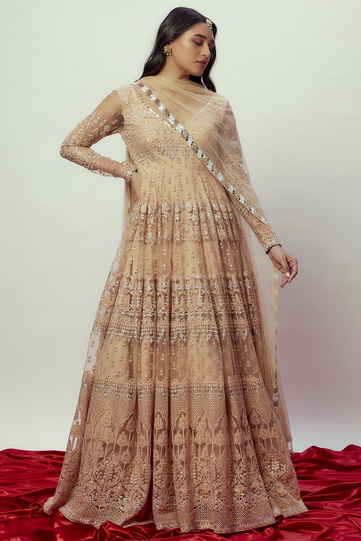 Buy Party Gown for Women 3XL 4XL 5 XL 6XL Green & Golden Anarkali Kurta  Maxi Dress Indian Dress Women bridesmaid Dress Indian Party Wear Online in  India - Etsy