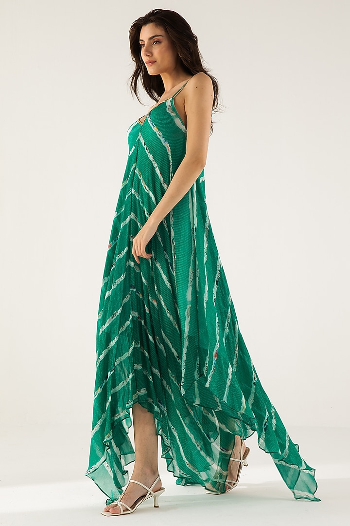 sachin and babi light blue dress Adair Off Shoulder Maxi Dress - Emerald Green main image 0