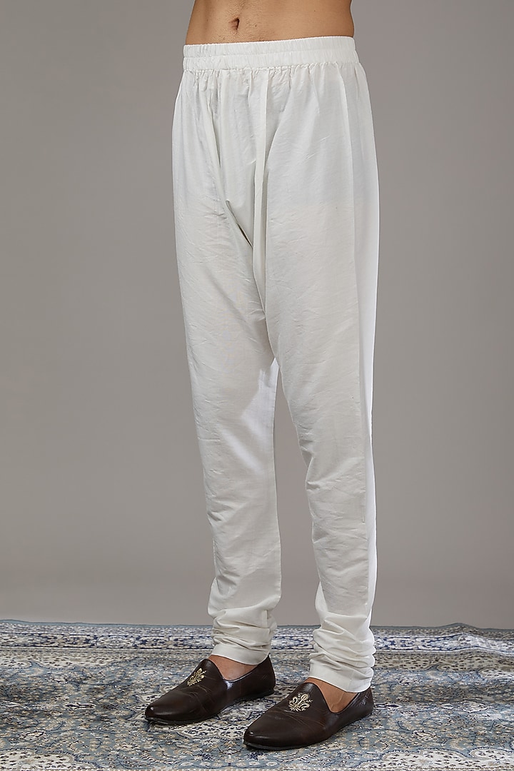 Off-White Silk Sequins Work Wedding Sherwani Set by RE CHANNEL at Pernia's Pop Up Shop