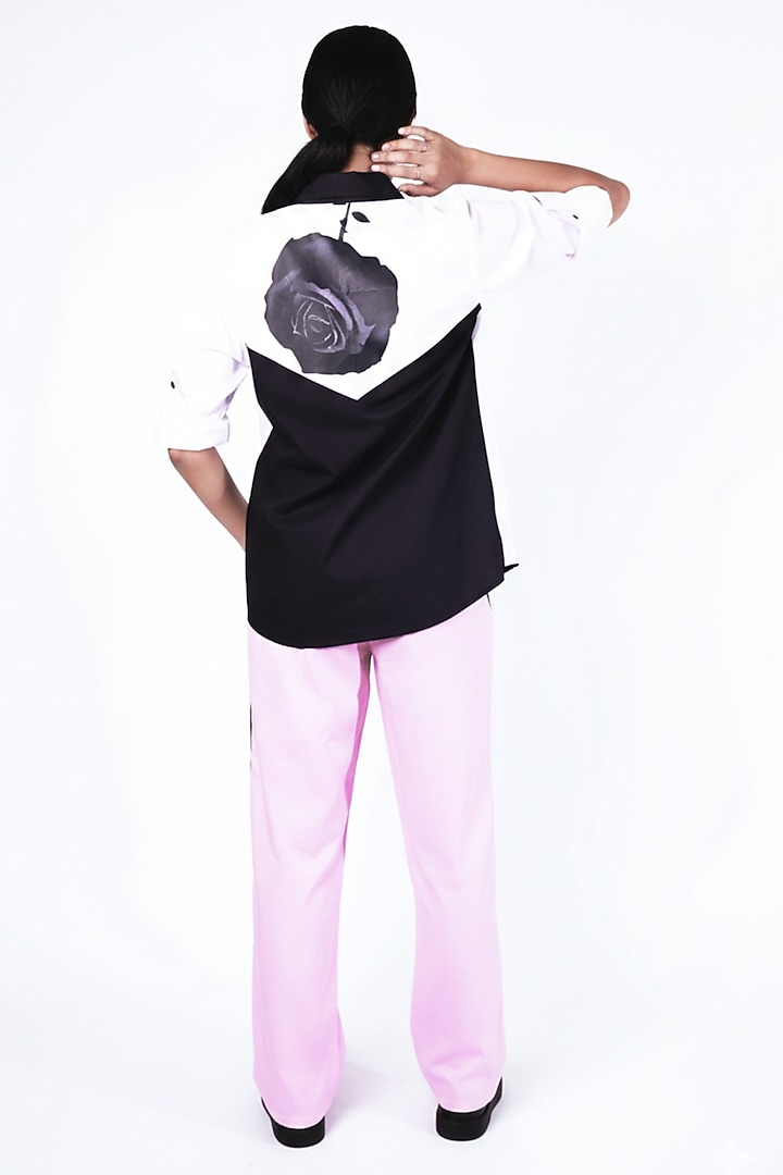 Pink & White Cotton Co-ord Set by Richaa Goenka at Pernia's Pop Up Shop