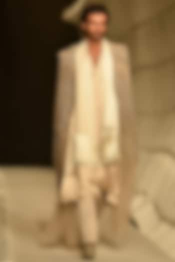 Hearthstone Tulle Embellished Jacket by Rohit Gandhi & Rahul Khanna Men