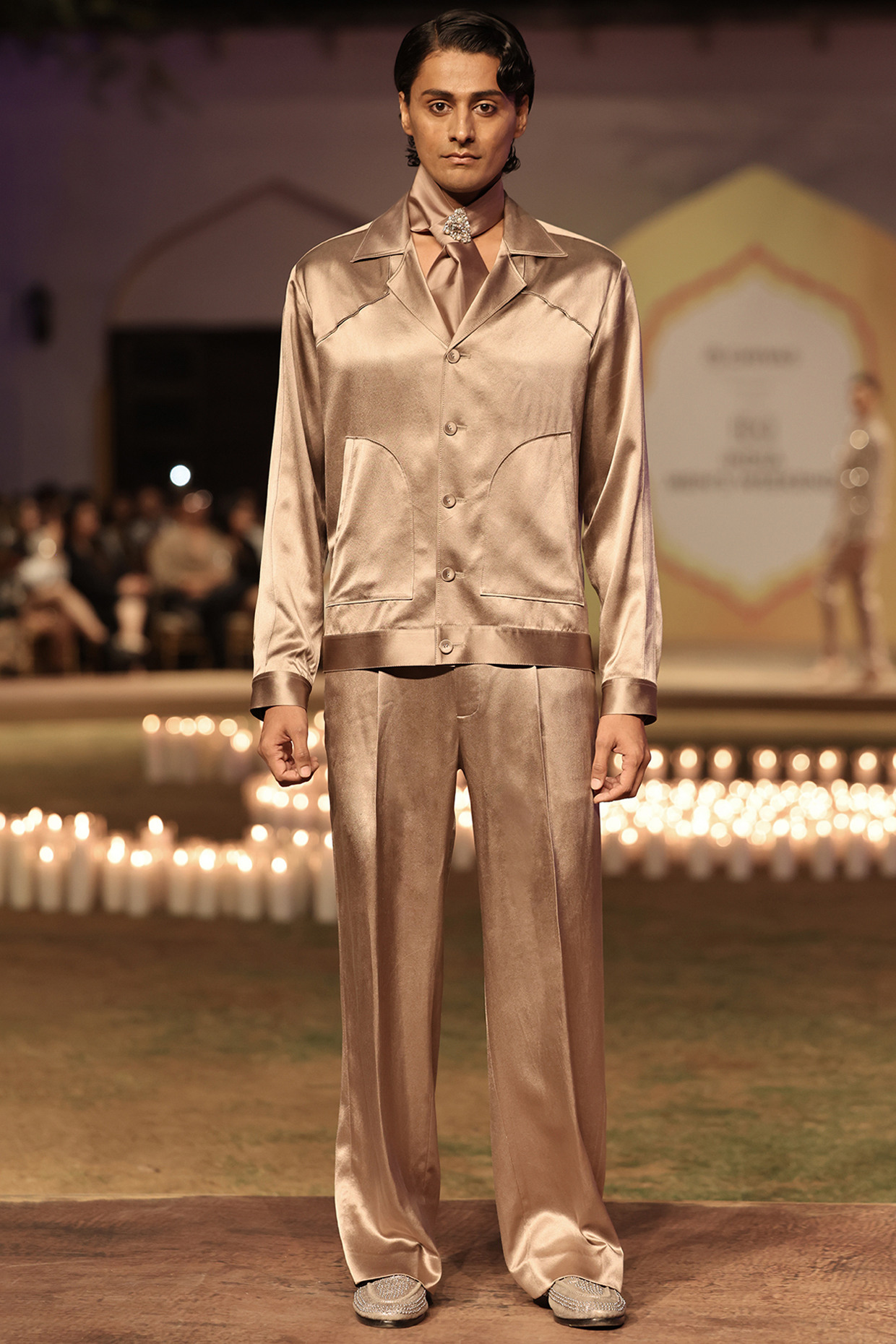 Regal Satin Co-Ord Set by Rohit Gandhi & Rahul Khanna Men