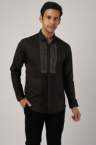 Black Check Shirts - Buy Black Check Shirts online in India
