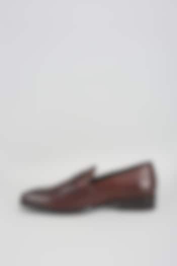 Tan Leather Shoes by Rohit Gandhi & Rahul Khanna Men at Pernia's Pop Up Shop