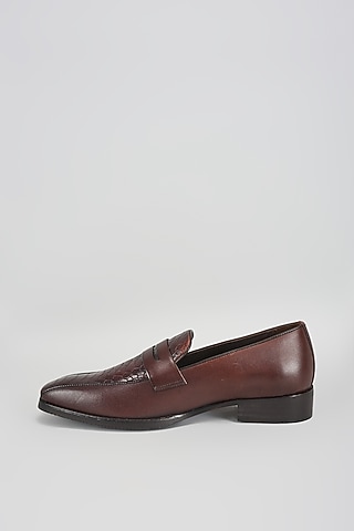 Tan Leather Shoes by Rohit Gandhi & Rahul Khanna Men