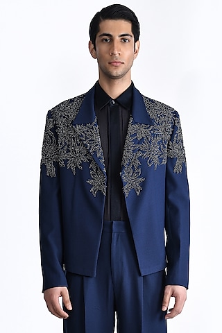 Embroidered Blazer - Buy Latest Collection Of Blazer For Men Online 2024